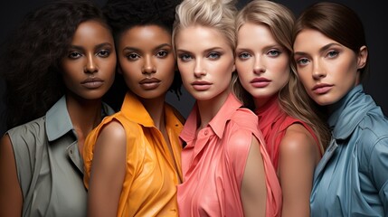 Obraz premium The latest skincare routines, makeup looks and cosmetics that are trending. Generative AI