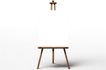 Easel with copy space, PNG transparent background, shop and promotion concept. Generative AI