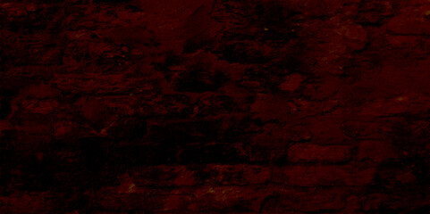 Old black wall background with bricks.