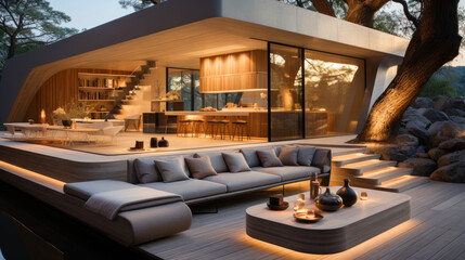 Minimalist design. Generative AI