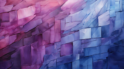 Lilac violet purples modern abstract geometric pattern background. Created with Generative AI