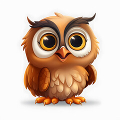 Obraz premium cartoon owl
