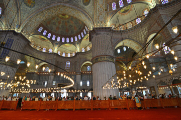 Blue Mosque is in Istanbul, Turkey.