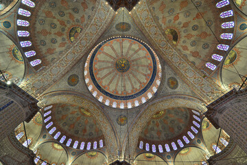 Naklejka premium Blue Mosque is in Istanbul, Turkey.