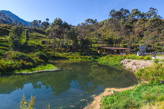 Landscape of Canta - Lima, Located between mountains and close to the Chill&oacute;n river, Canta is a center of agricultural exchange. Nearby is the town of Obrajillo, Lima Peru