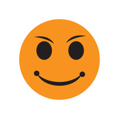 smile icon logo vector design template