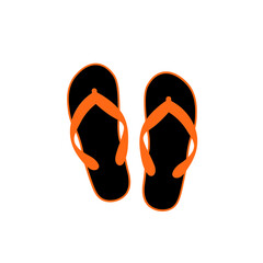 Beach Flip Flop Slippers Sticker