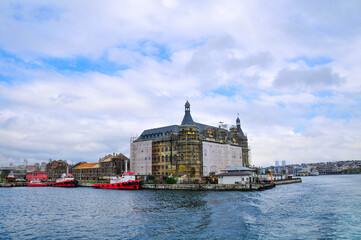 Haydarpaşa Station and port. Istanbul.