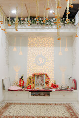 Indian Home Temple God Worship