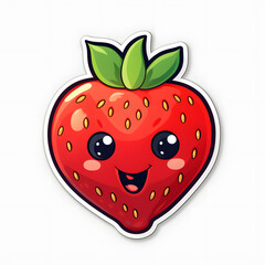 Obraz premium strawberry on a white background