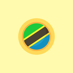 Tanzania - Circular Flag