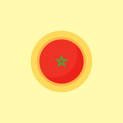 Morocco - Circular Flag