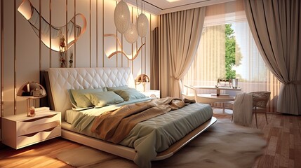 Elegant bedroom