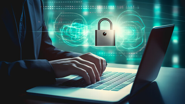 Un informaticien en train de s&eacute;curiser un ordinateur contre les virus. 