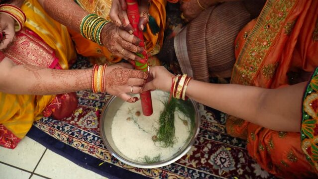 Indian wedding Backgroung, Hindu Rituals in Wedding Ceremony