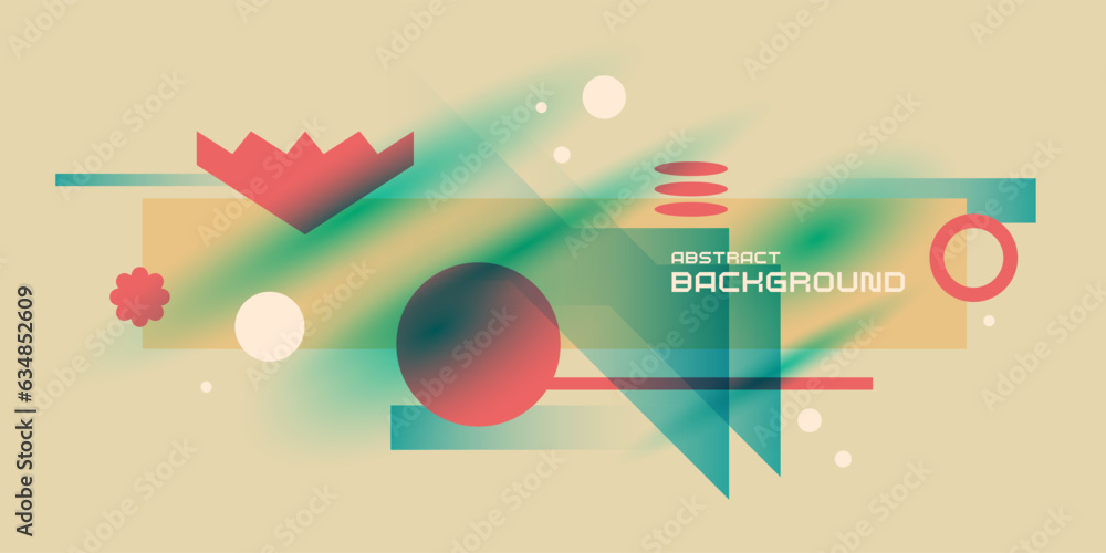 Poster abstract background with simple elements. an image with a composition of geometric elements and shap