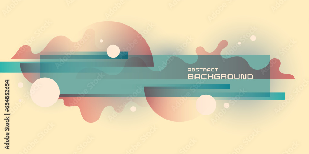 Poster composition with geometric shapes. abstract background for design.