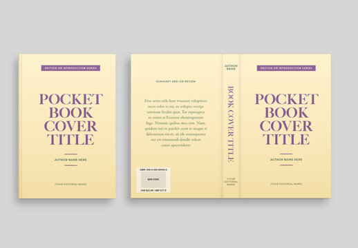 Pocket Book Paperback Cover Layout