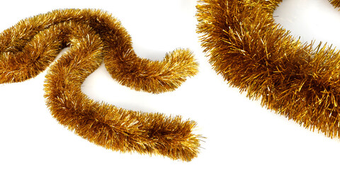 Image of a garland on a white background