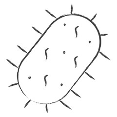 Obraz premium Hand drawn web bug illustration icon