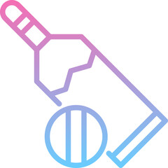 Ball Cricket Icon