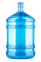 Bottled Water, 3D rendering isolated on transparent background