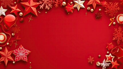 Red Christmas background