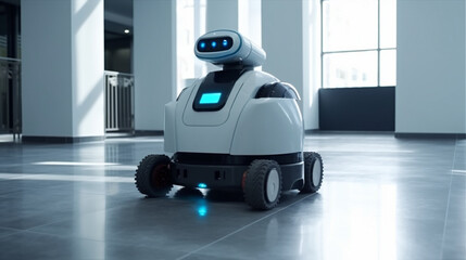 Little futuristic Robot Concept.