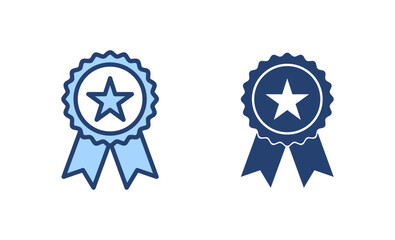 Badge icon vector. Awards icon vector. Achieve sign and symbols