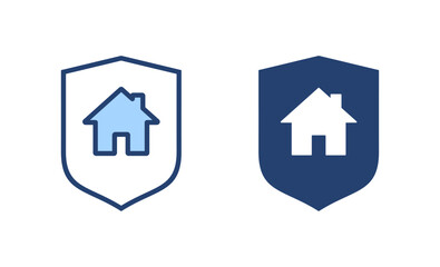 Obraz premium house insurance icon vector. house protection sign and symbol