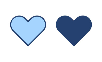 Love icon vector. Heart sign and symbol. Like icon vector.