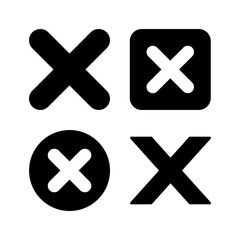 Obraz premium Close vector icon. Delete icon. remove, cancel, exit symbol.
