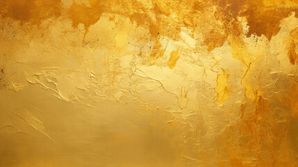 gold background with splatters on a gold plate