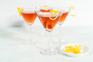 Cosmopolitan cocktail