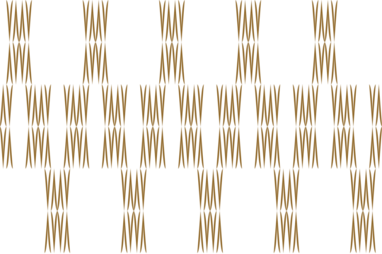 Vertical of  rhombus pattern. Design of geometric woven gold on white background. Design print for illustration, textile, fashion, wallpaper, background. Set 5