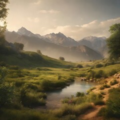 Fototapeta premium Landscapes Background Very Cool