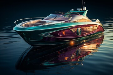 スポーツボート,Generative AI AI画像