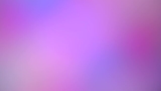 A gradient of vivid trendy neon pink purple and blue. Smooth soft color change in motion. Hologram glitch. Abstract background