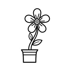 flower icon vector logo template