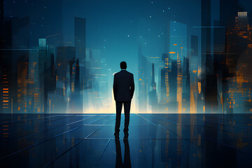 Fototapeta na wymiar Business Man Wallpapers: Professional, Corporate, and Executive-Themed Backgrounds.