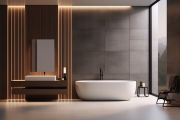 Fototapeta na wymiar Explore Stunning and Captivating Modern House, Office, and Bathroom Interior Designs.