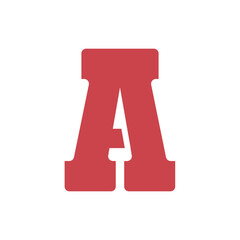 Monogram design vector logo. Monogram initial letter mark A logo design. Monogram design vector logo. Monogram initial letter mark A logo design simple A monogram