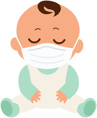 Wearing Mask Baby icon