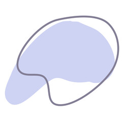 Cute Pastel Aesthetic Abstract Shape