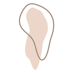 Cute Pastel Aesthetic Abstract Shape