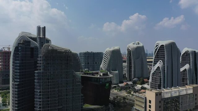China, Nanjing, urban architecture, international metropolis, CBD,