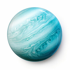 Uranus on a white background. Generative AI