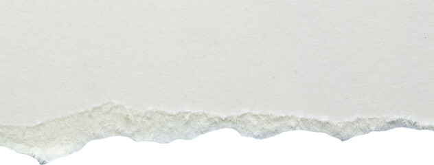 Fototapeta na wymiar White ripped paper torn edges strips isolated on white background