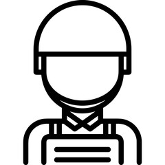 Safety helmet icon symbol image vector. Illustration of the head protector industrial engineer worker design image