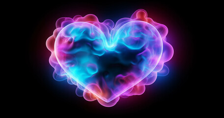heart color background